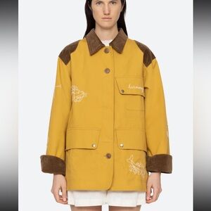 Sea New York Cylde Barn Corduroy Embroidered Jacket Womens s
